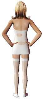 The Sims 2 female adult minimini white back Download