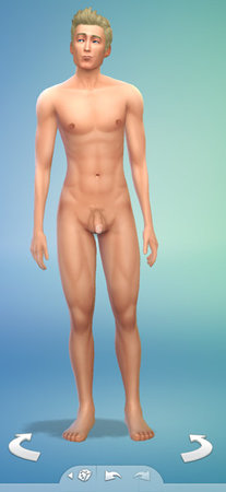 The Sims 4 Male Nude Skins Shaven 1 v0.1 WIP Download