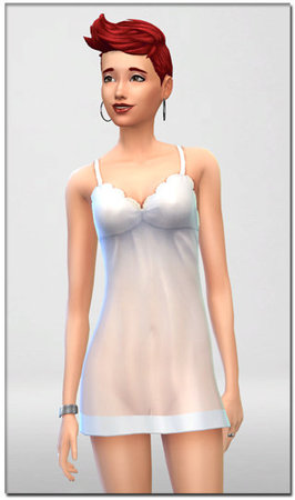 xSIMS Chemise Transparent White Download