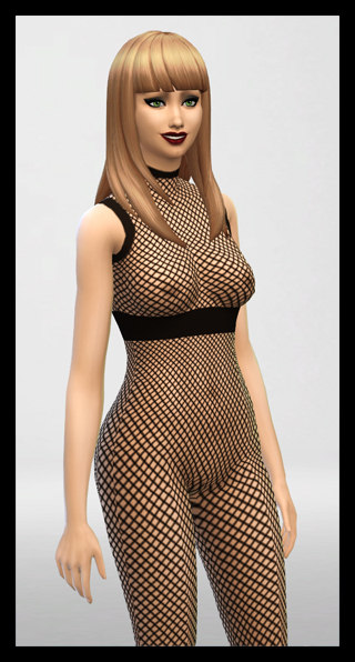 xSIMS Female Catsuit Fishnet 1 combinations