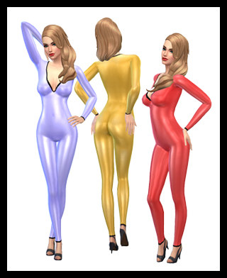 xSIMS The Sims 4 Female Spandex Catsuit 1 Download