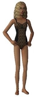 The Sims female teen corsagebody black 1 1 Download