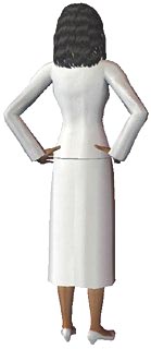 The Sims 2 - female adult doctor -back- Download